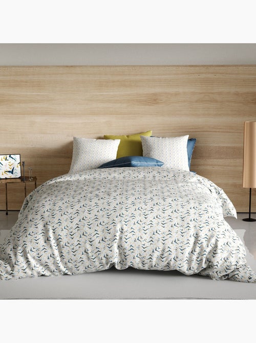 Parure housse de couette 100 % coton vita - Kiabi