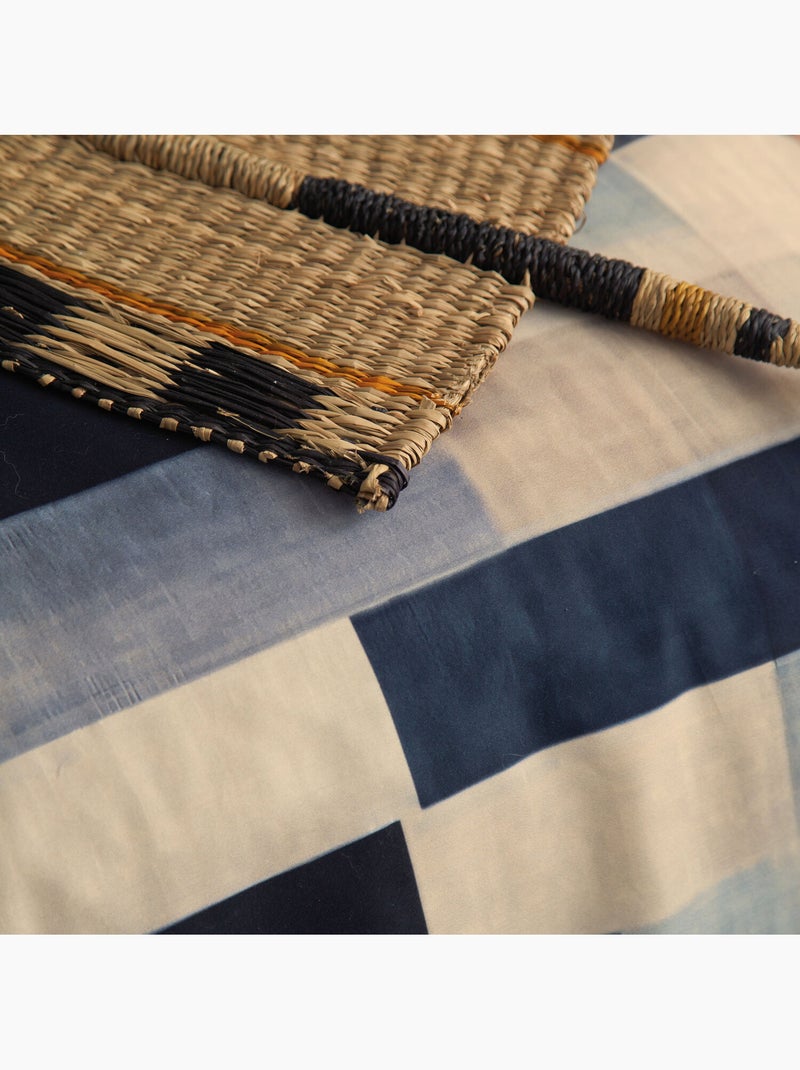 Parure housse de couette 100 % coton wang Multicolore - Kiabi