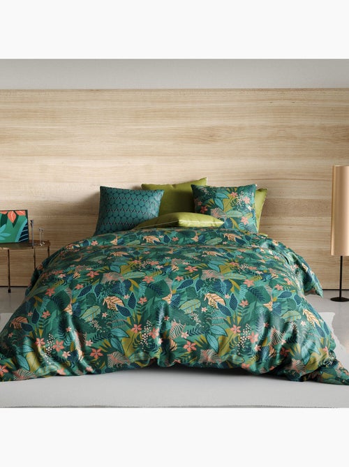 Parure housse de couette 100 % coton zania - Kiabi