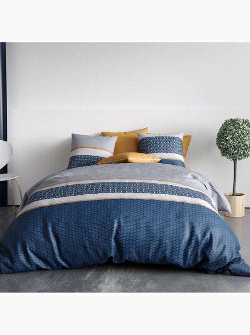 Parure housse de couette 100 % coton zante - Kiabi Parure housse de couette 100 % coton zante - Kiabi
