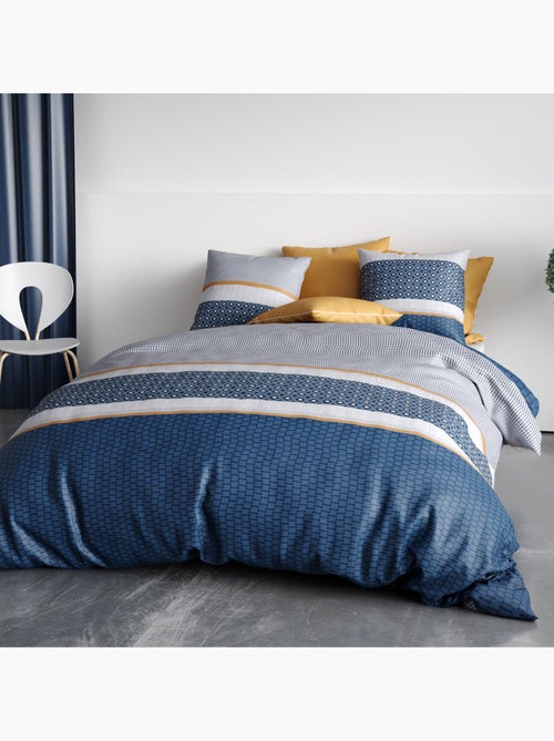 Parure housse de couette 100 % coton zante - Kiabi Parure housse de couette 100 % coton zante - Kiabi