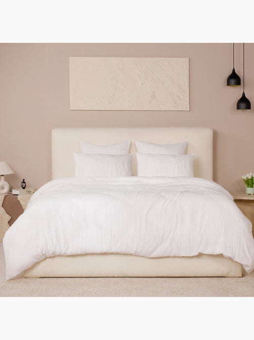 Parure housse de couette 100 % gaze de coton ava - Kiabi
