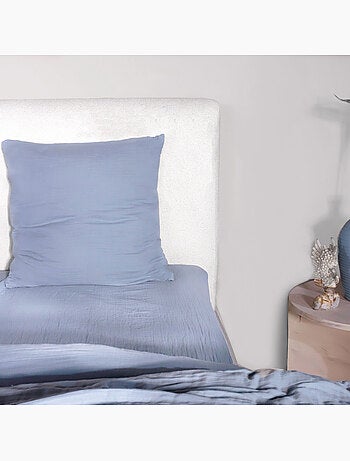 Parure housse de couette 100 % gaze de coton ava