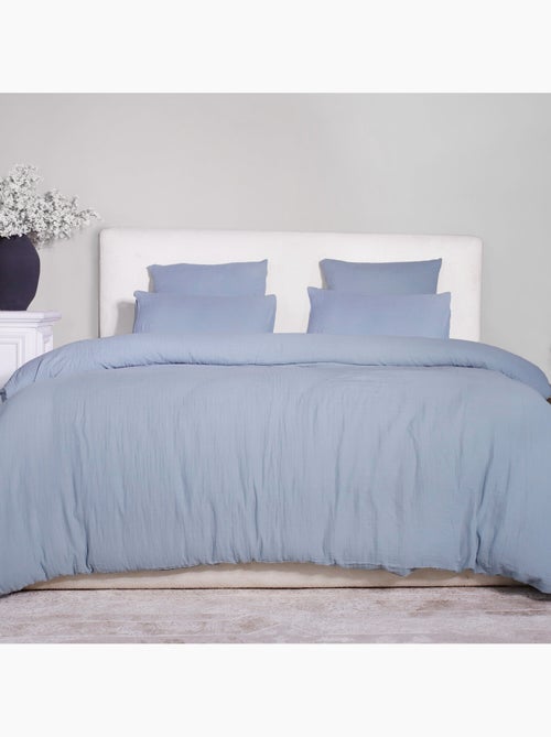 Parure housse de couette 100 % gaze de coton ava - Kiabi