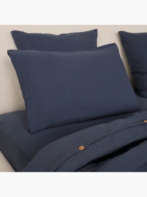 Parure housse de couette 100 % gaze de coton ava - Kiabi