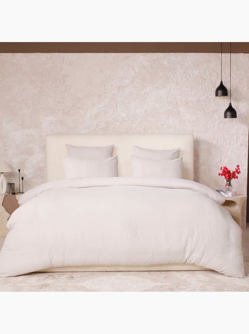 Parure housse de couette 100 % gaze de coton ava - Kiabi