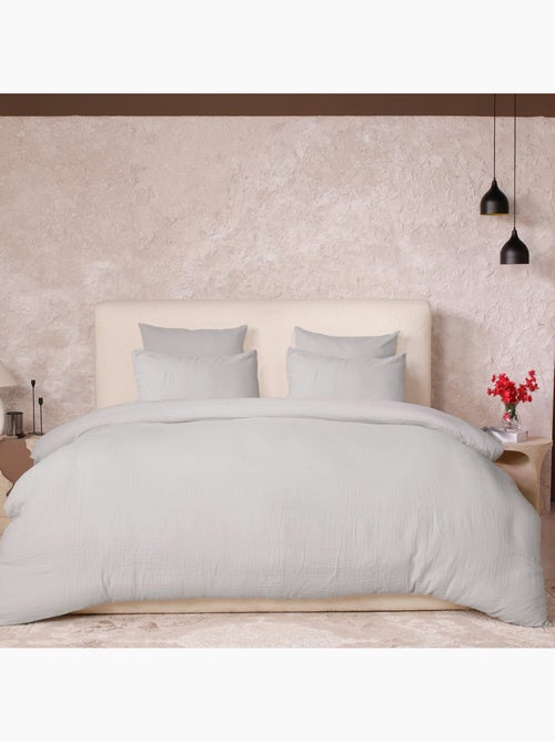 Parure housse de couette 100 % gaze de coton ava - Kiabi