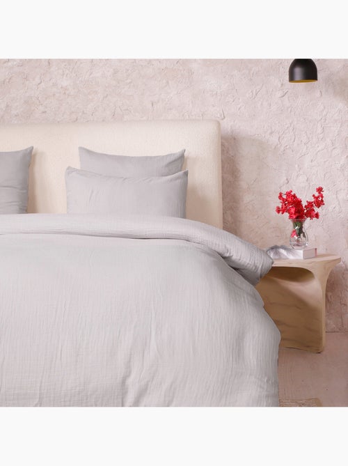 Parure housse de couette 100 % gaze de coton ava - Kiabi
