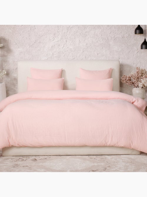 Parure housse de couette 100 % gaze de coton ava - Kiabi