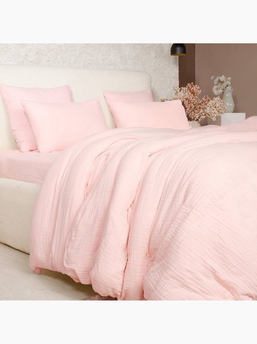 Parure housse de couette 100 % gaze de coton ava - Kiabi
