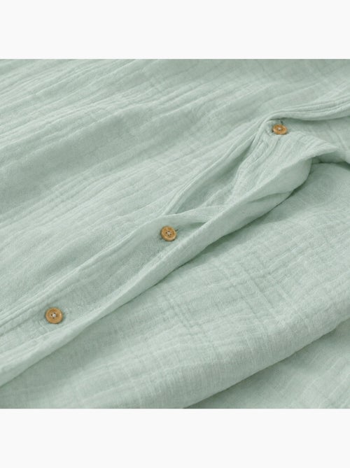 Parure housse de couette 100 % gaze de coton ava - Kiabi Parure housse de couette 100 % gaze de coton ava - Kiabi