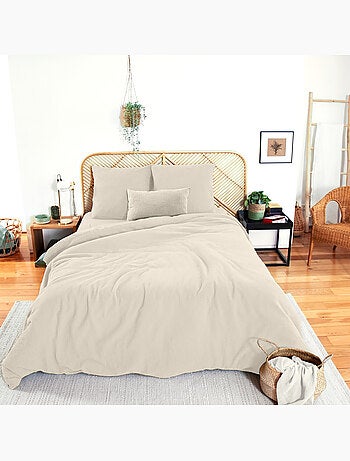 Parure housse de couette 100 % gaze de coton ozen