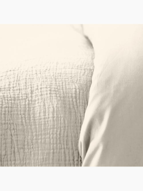Parure housse de couette 100 % gaze de coton ozen - Kiabi