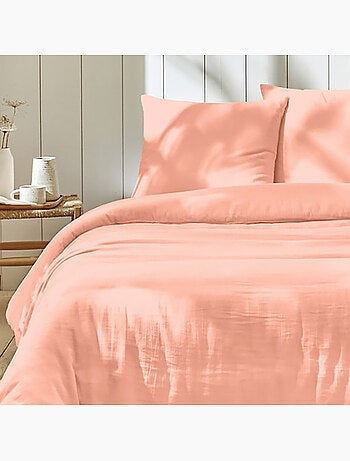 Parure housse de couette 100 % gaze de coton ozen