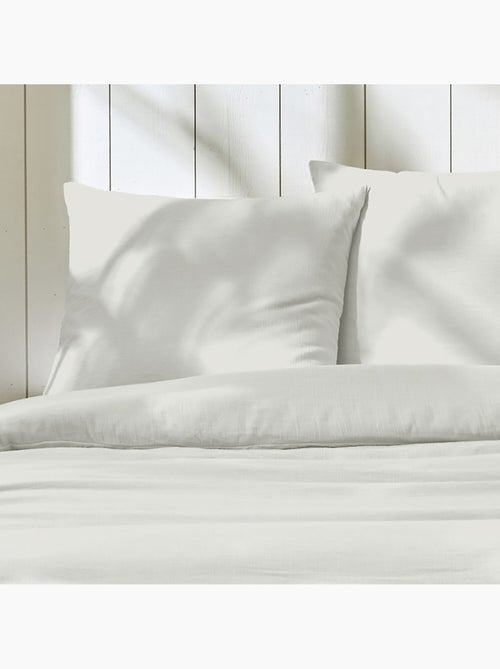 Parure housse de couette 100 % gaze de coton ozen - Kiabi