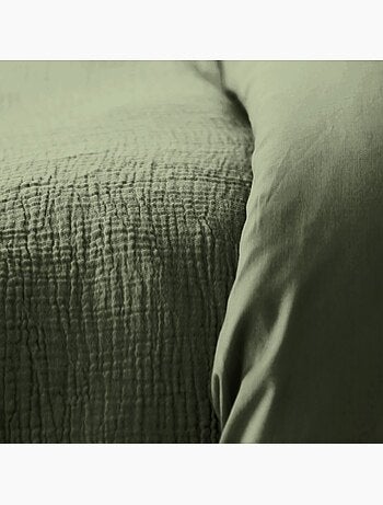 Parure housse de couette 100 % gaze de coton ozen