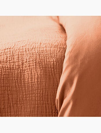 Parure housse de couette 100 % gaze de coton ozen