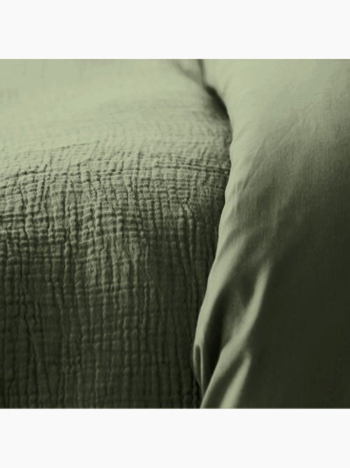 Parure housse de couette 100 % gaze de coton ozen - Kiabi