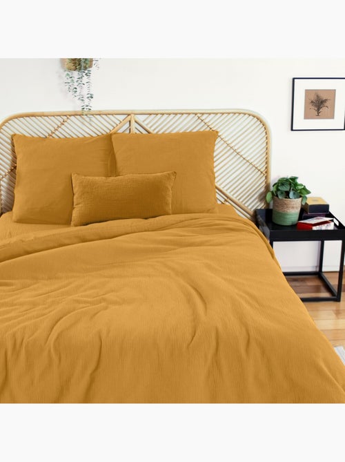 Parure housse de couette 100 % gaze de coton ozen - Kiabi