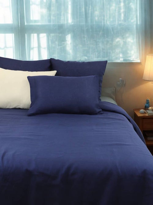 Parure housse de couette 100% lin PRESTIGE - Kiabi
