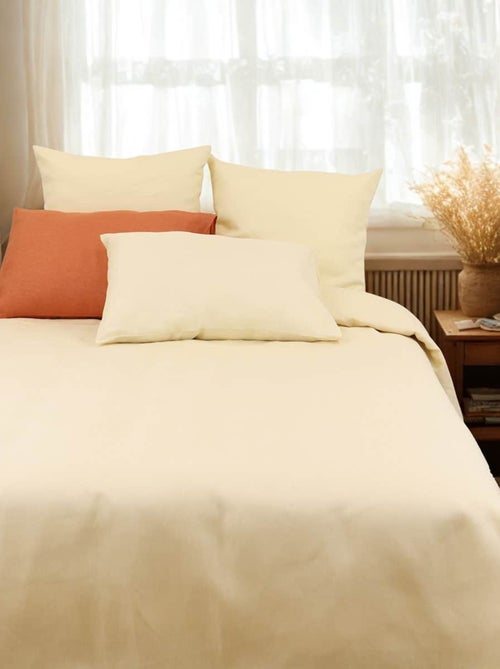 Parure housse de couette 100% lin PRESTIGE - Kiabi