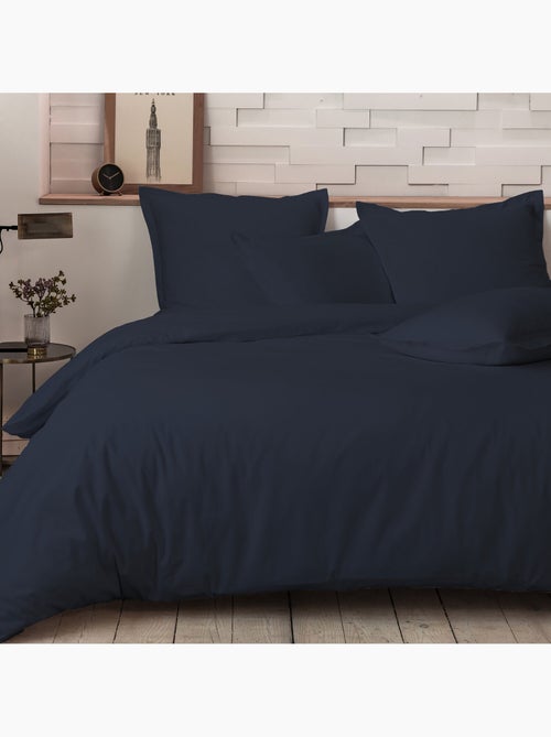 Parure housse de couette 100 % percale de coton - Kiabi