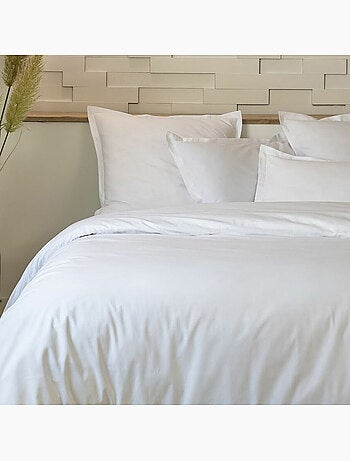 Parure housse de couette 100 % percale de coton mura