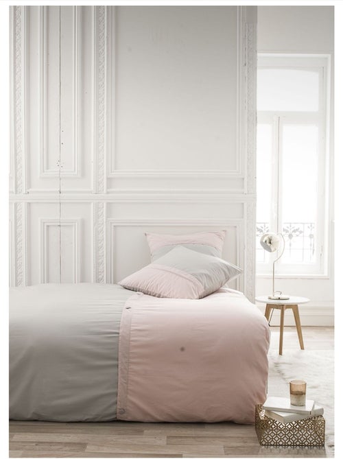 Parure housse de couette 100 % percale de coton mura - Kiabi Parure housse de couette 100 % percale de coton mura - Kiabi