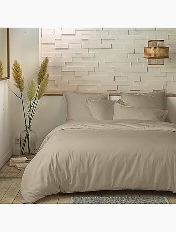 Parure housse de couette 100 % percale de coton mura