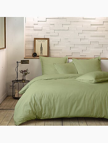 Parure housse de couette 100 % percale de coton mura