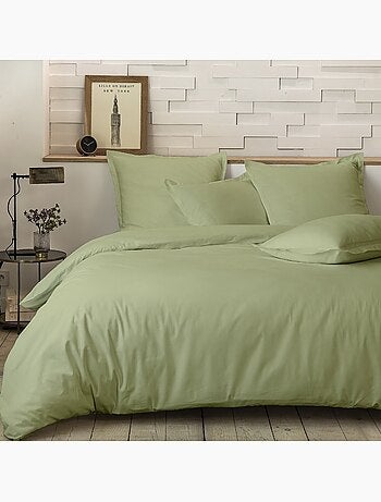 Parure housse de couette 100 % percale de coton mura