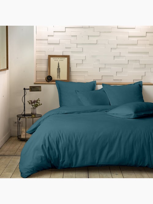 Parure housse de couette 100 % percale de coton mura - Kiabi Parure housse de couette 100 % percale de coton mura - Kiabi