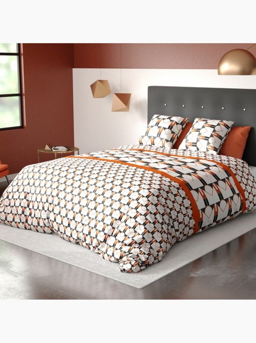 Parure housse de couette 100 % polyester arrow - Kiabi