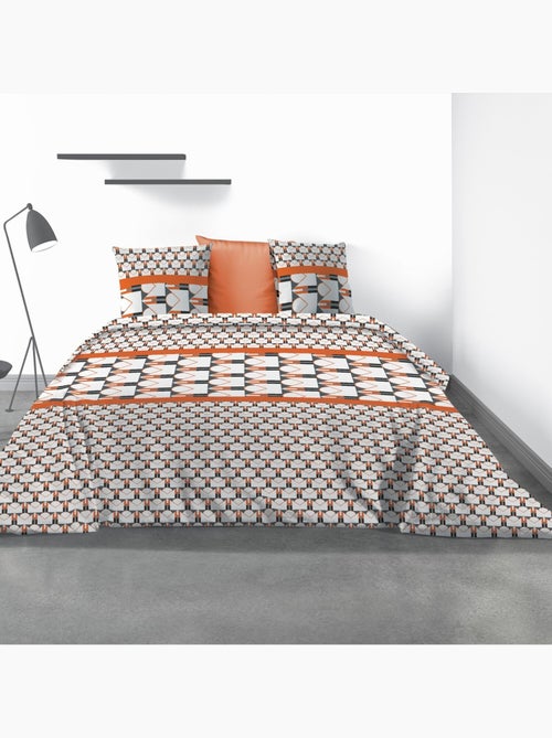 Parure housse de couette 100 % polyester arrow - Kiabi