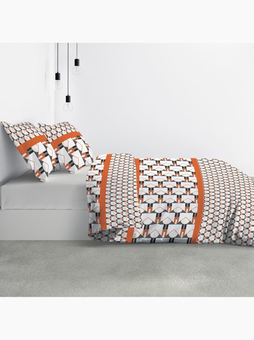 Parure housse de couette 100 % polyester arrow - Kiabi