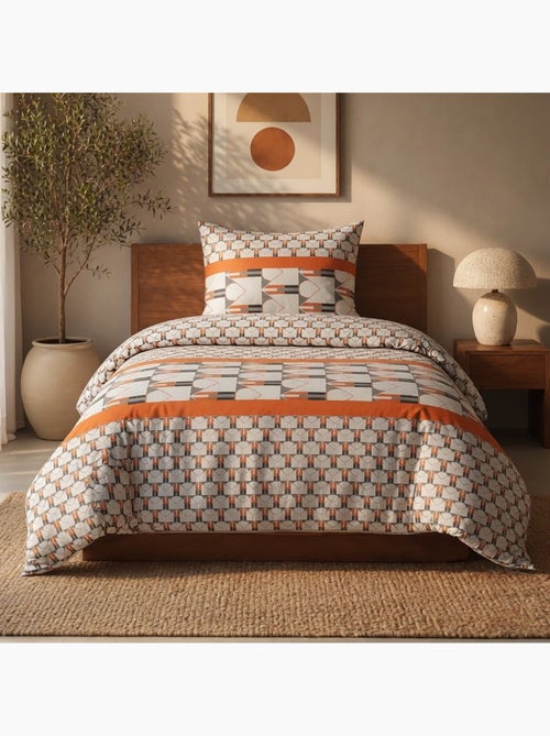 Parure housse de couette 100 % polyester arrow - Kiabi