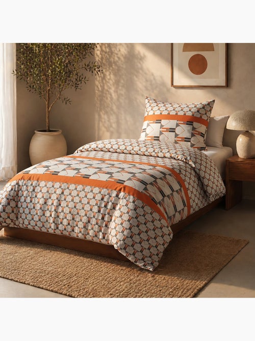 Parure housse de couette 100 % polyester arrow - Kiabi