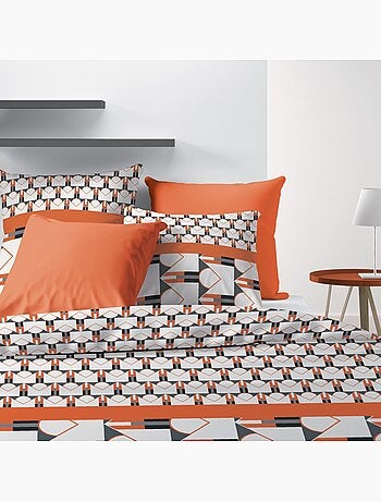 Parure housse de couette 100 % polyester arrow