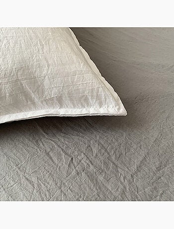 Parure housse de couette polyester vert olive