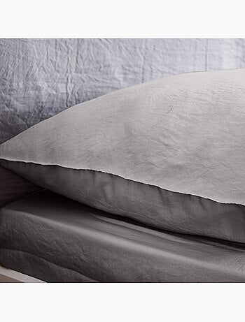 Parure housse de couette polyester vert olive