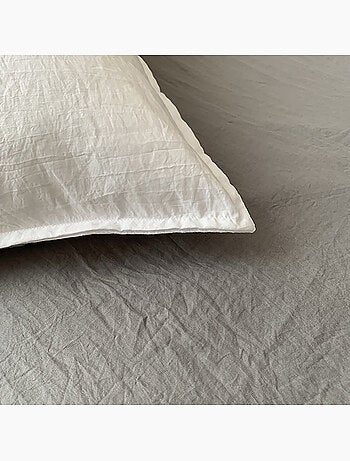 Parure housse de couette polyester vert olive