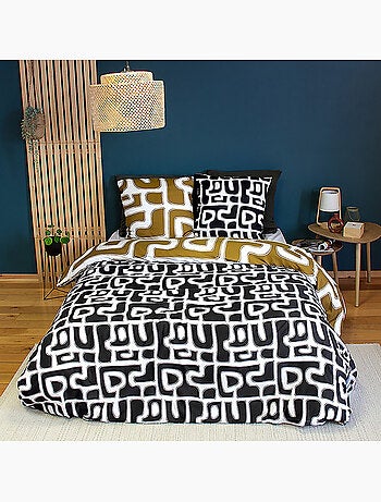 Parure housse de couette 100 % polyester baka