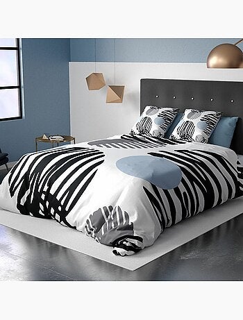 Parure housse de couette 100 % polyester cerclus