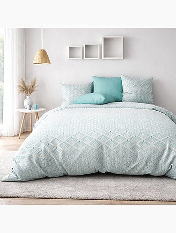 Parure housse de couette 100 % polyester chapeaux ronds