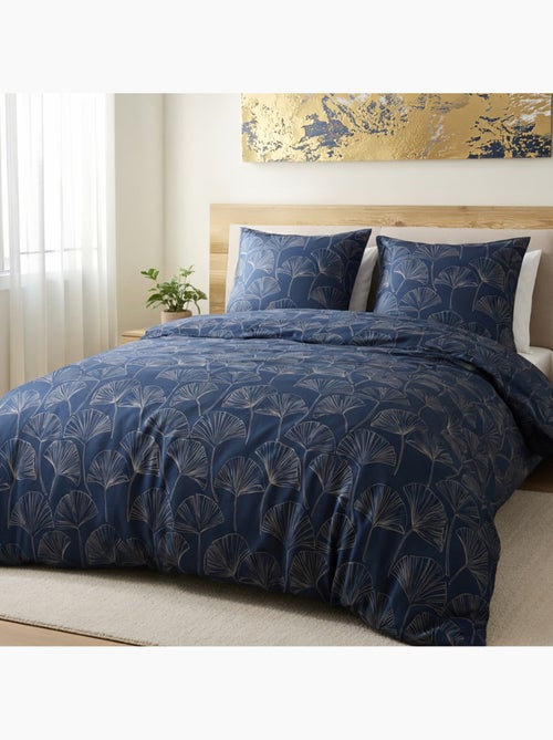 Parure housse de couette 100 % polyester feuilles de ginkgo, Flavor - Kiabi Parure housse de couette 100 % polyester feuilles de ginkgo, Flavor - Kiabi