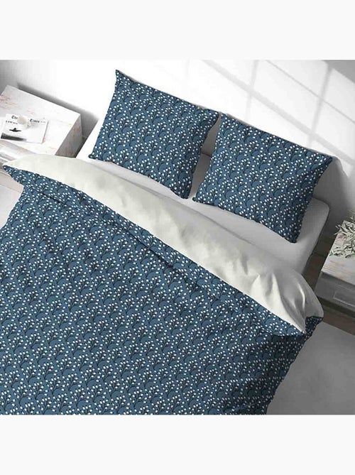 Parure housse de couette 100 % polyester flena - Kiabi Parure housse de couette 100 % polyester flena - Kiabi