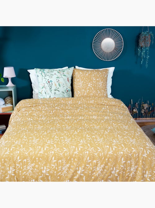 Parure housse de couette 100 % polyester florissane - Kiabi Parure housse de couette 100 % polyester florissane - Kiabi