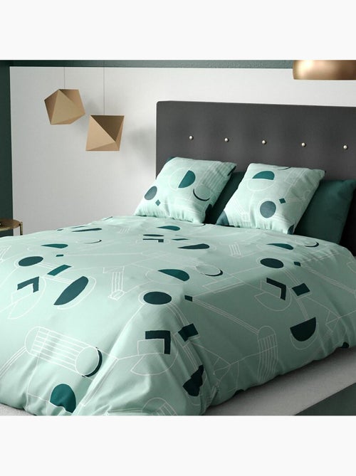 Parure housse de couette 100 % polyester hawak - Kiabi Parure housse de couette 100 % polyester hawak - Kiabi