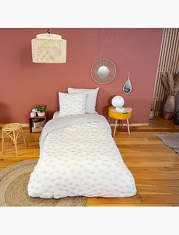 Parure housse de couette 100 % polyester helis