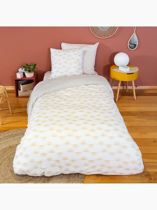 Parure housse de couette 100 % polyester helis - Kiabi Parure housse de couette 100 % polyester helis - Kiabi